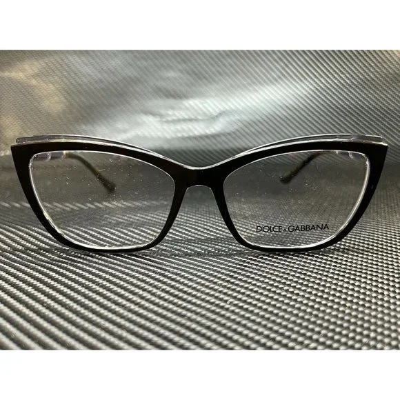 Dolce & Gabbana Dark Transparent Women's Eyeglasses